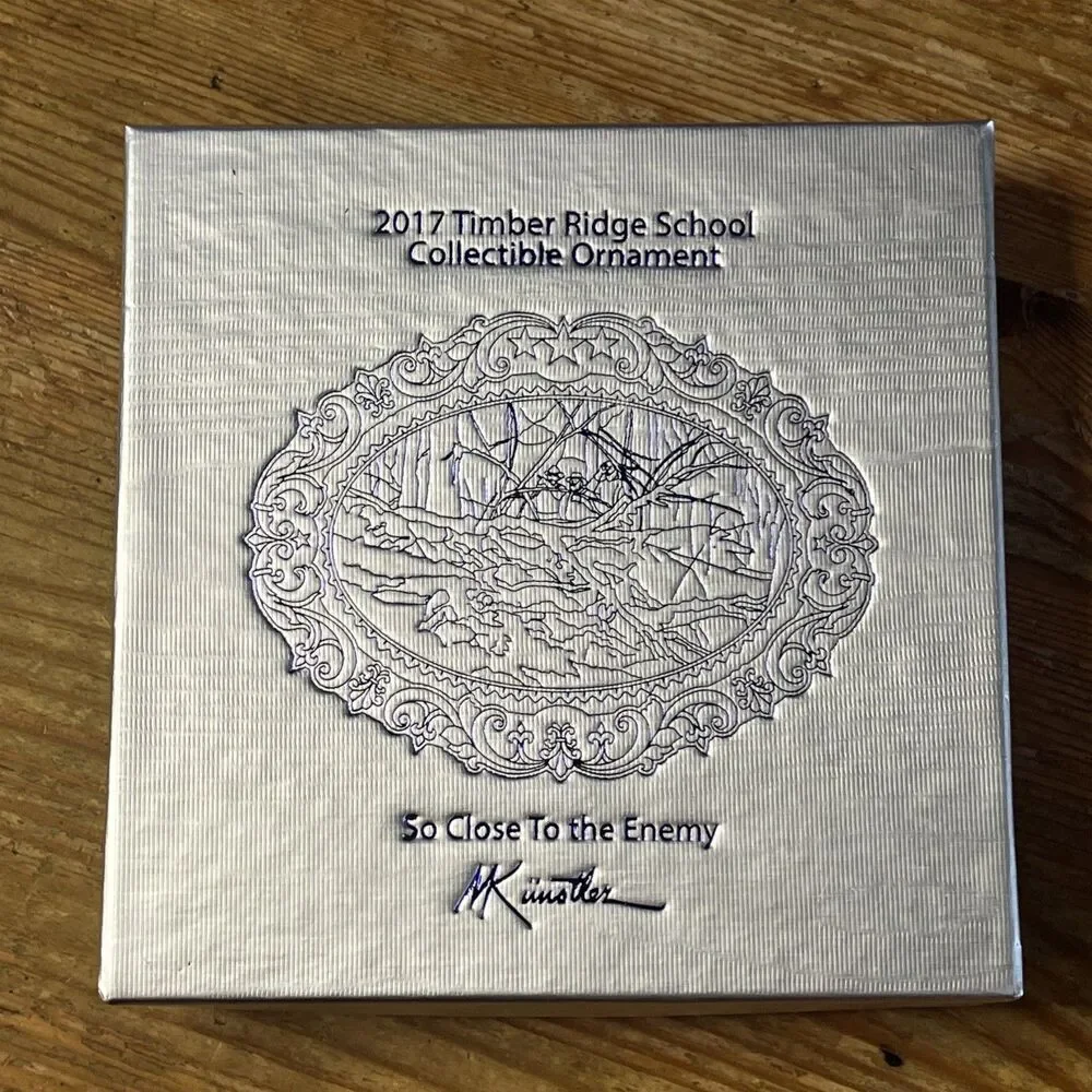2017 Mort Kunstler Christmas Ornament Timber Ridge Civil War So Close To Enemy